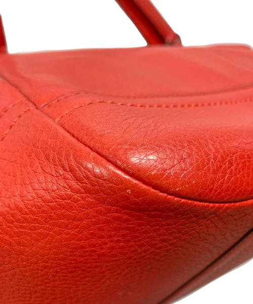 COACH（コーチ）COACH (コーチ) レザートートバッグ レッドの古着・服飾アイテム