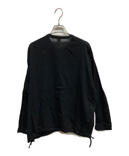 KAGURE（カグレ）kagure (カグレ) コットンフライフロントシャツカーデ/kagure ブラック サイズ:FREEの古着・服飾アイテム