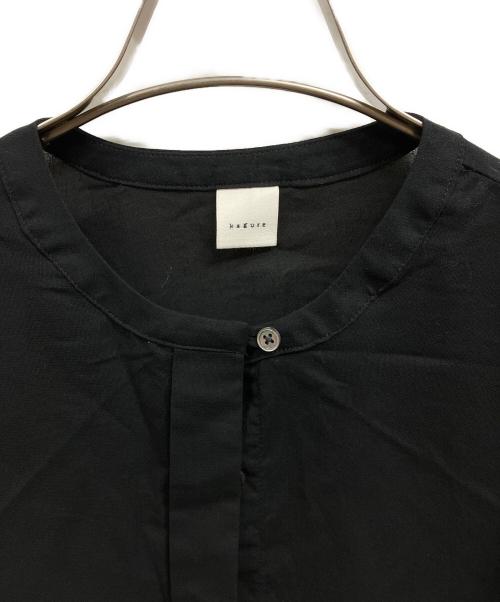 KAGURE（カグレ）kagure (カグレ) コットンフライフロントシャツカーデ/kagure ブラック サイズ:FREEの古着・服飾アイテム