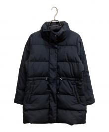 ROSSO（ロッソ）の古着「撥水スタンドミドルダウンコート」｜ネイビー