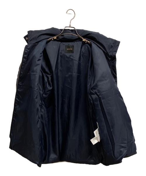 ROSSO（ロッソ）ROSSO (ロッソ) 撥水スタンドミドルダウンコート ネイビー サイズ:36の古着・服飾アイテム