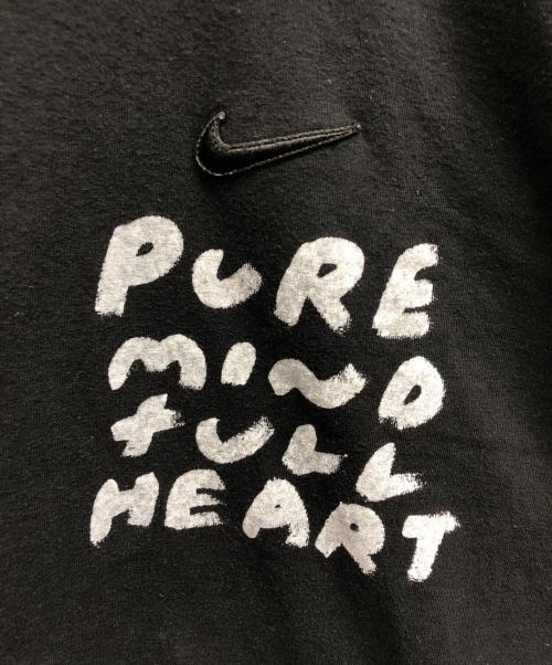 BLACK COMME des GARCONS（ブラックコムデギャルソン）BLACK COMME des GARCONS (ブラックコムデギャルソン) NIKE (ナイキ) OversizeSideMessagePrintTee/NIKE ブラック サイズ:Mの古着・服飾アイテム
