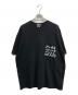 BLACK COMME des GARCONS（ブラックコムデギャルソン）の古着「OversizeSideMessagePrintTee/NIKE」｜ブラック