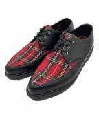 Dr.Martensドクターマーチン）の古着「3ホールチェックシューズ」｜レッド×ブラック