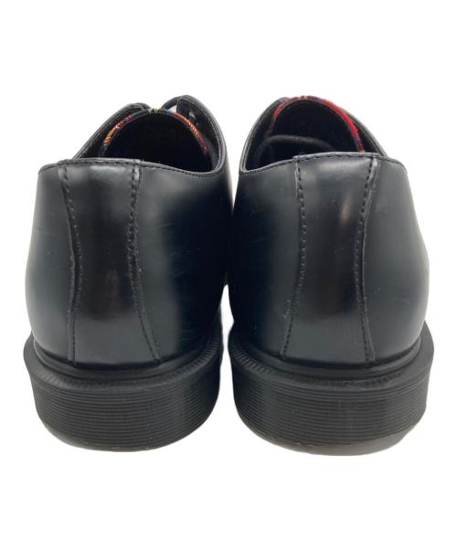 Dr.Martens（ドクターマーチン）Dr.Martens (ドクターマーチン) 3ホールチェックシューズ レッド×ブラック サイズ:UK9の古着・服飾アイテム