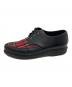 Dr.Martens (ドクターマーチン) 3ホールチェックシューズ レッド×ブラック サイズ:UK9：8000円