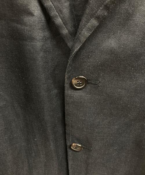 POLO RALPH LAUREN（ポロ・ラルフローレン）POLO RALPH LAUREN (ポロ・ラルフローレン) リネンテーラードジャケット ブラック サイズ:LLの古着・服飾アイテム