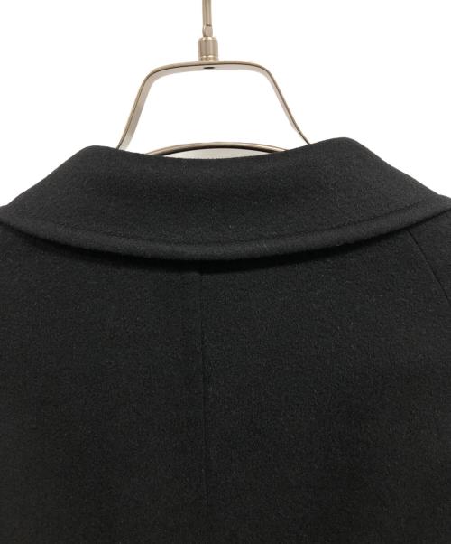 ARMANI COLLEZIONI（アルマーニ コレツィオーニ）ARMANI COLLEZIONI (アルマーニ コレツィオーニ) ウールカシミヤステンカラーコート/ARMANI COLLEZIONI ブラック サイズ:48/Rの古着・服飾アイテム