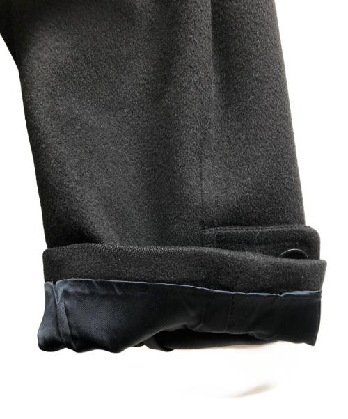 ARMANI COLLEZIONI（アルマーニ コレツィオーニ）ARMANI COLLEZIONI (アルマーニ コレツィオーニ) ウールカシミヤステンカラーコート/ARMANI COLLEZIONI ブラック サイズ:48/Rの古着・服飾アイテム