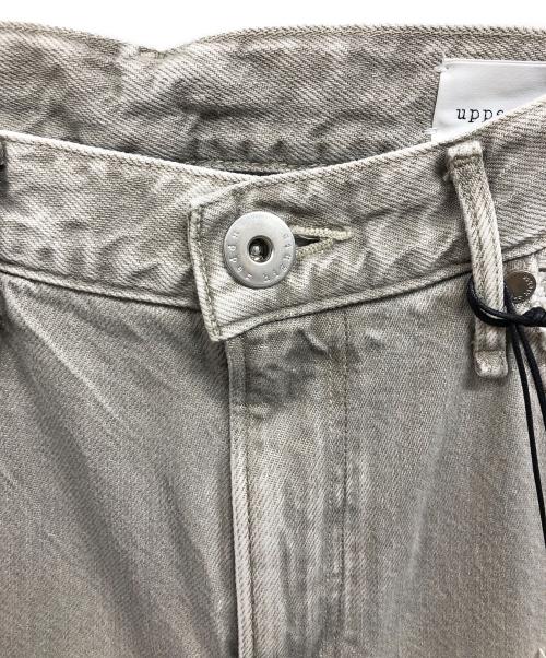 upper hights（アッパーハイツ）upper hights (アッパーハイツ) THE LAUREN デニムパンツ グレー サイズ: 24×28 未使用品の古着・服飾アイテム