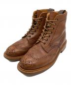 Tricker'sトリッカーズ）の古着「MALTON Brogue Boots /モールトン /ウィングチップブーツ」｜ブラウン