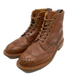Tricker's（トリッカーズ）の古着「MALTON Brogue Boots /モールトン /ウィングチップブーツ」｜ブラウン