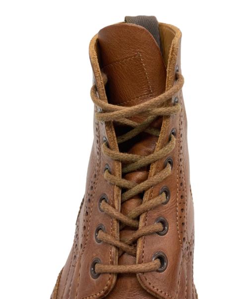 Tricker's（トリッカーズ）Tricker's (トリッカーズ) MALTON Brogue Boots /モールトン /ウィングチップブーツ ブラウン サイズ:us4の古着・服飾アイテム