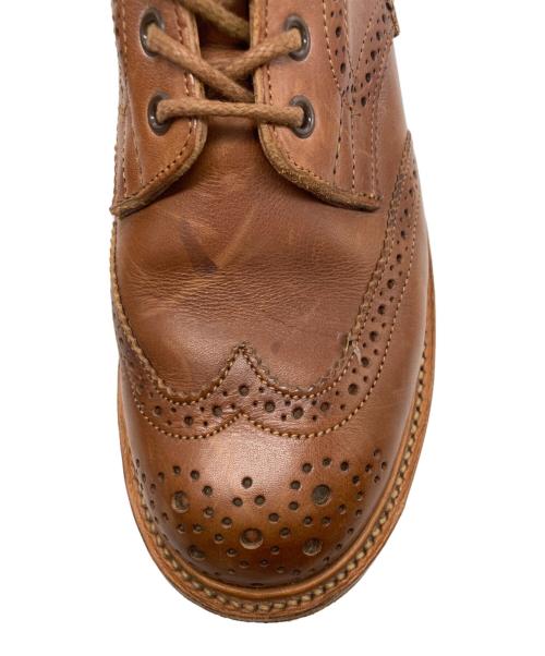 Tricker's（トリッカーズ）Tricker's (トリッカーズ) MALTON Brogue Boots /モールトン /ウィングチップブーツ ブラウン サイズ:us4の古着・服飾アイテム