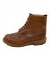 Tricker's (トリッカーズ) MALTON Brogue Boots /モールトン /ウィングチップブーツ ブラウン サイズ:us4：8000円