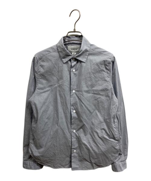 YAECA（ヤエカ）YAECA (ヤエカ) ストライプシャツ ブルー サイズ:S 未使用品の古着・服飾アイテム