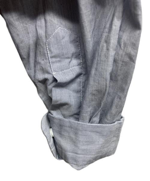 YAECA（ヤエカ）YAECA (ヤエカ) ストライプシャツ ブルー サイズ:S 未使用品の古着・服飾アイテム