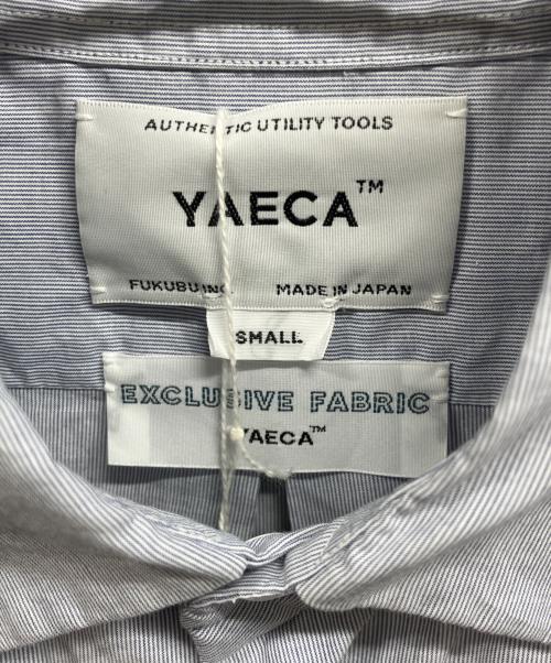 YAECA（ヤエカ）YAECA (ヤエカ) ストライプシャツ ブルー サイズ:S 未使用品の古着・服飾アイテム