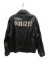NKATOR GmbH FREIBERG (ニカトール ゲーエムベーハー フライベルク) ドイツ警察 POLIZEI レザージャケット ブラック サイズ:050：15000円