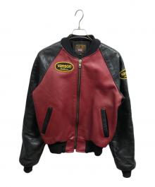 VANSON（バンソン）の古着「レザージャケット」｜ブラック
