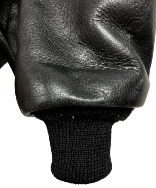VANSON（バンソン）VANSON (バンソン) レザージャケット ブラック サイズ:34の古着・服飾アイテム