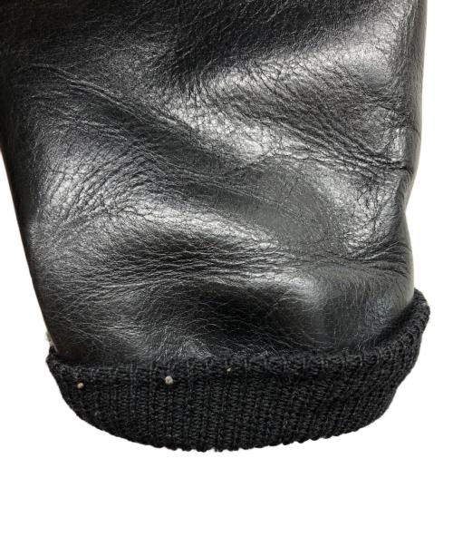 VANSON（バンソン）VANSON (バンソン) レザージャケット ブラック サイズ:34の古着・服飾アイテム