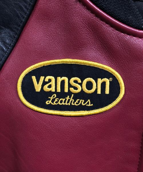 VANSON（バンソン）VANSON (バンソン) レザージャケット ブラック サイズ:34の古着・服飾アイテム