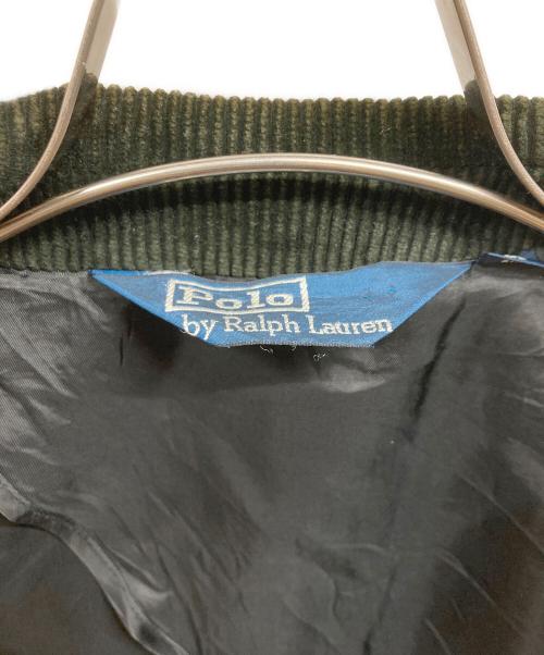 POLO RALPH LAUREN（ポロ・ラルフローレン）POLO RALPH LAUREN (ポロ・ラルフローレン) コーデュロイテーラードジャケット オリーブ サイズ:Mの古着・服飾アイテム