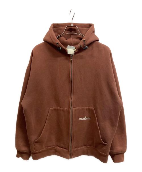 CarHartt（カーハート）CarHartt (カーハート) ジップアップパーカー ブラウン サイズ:Freeの古着・服飾アイテム