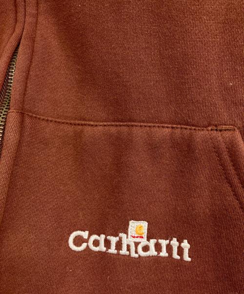 CarHartt（カーハート）CarHartt (カーハート) ジップアップパーカー ブラウン サイズ:Freeの古着・服飾アイテム