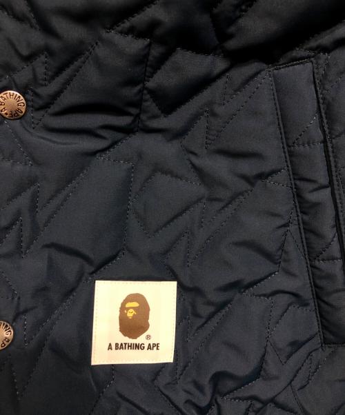 A BATHING APE（アベイシングエイプ）A BATHING APE (アベイシングエイプ) リバーシブルスタジャン ブルー×ブラック サイズ:2XLの古着・服飾アイテム