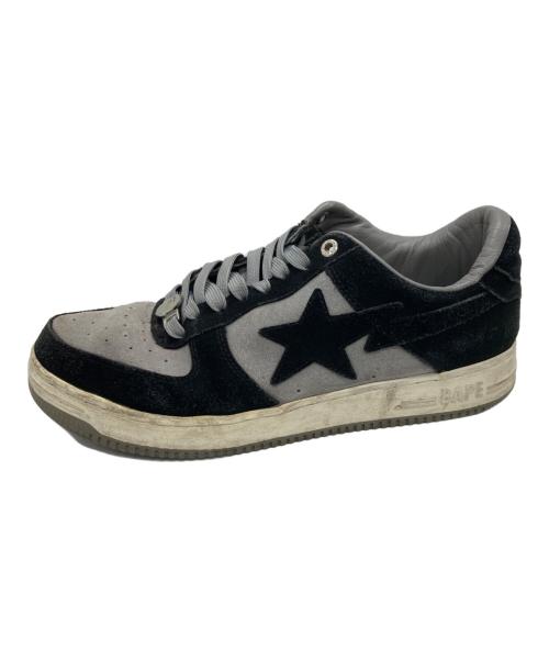 A BATHING APE（アベイシングエイプ）A BATHING APE (アベイシングエイプ) ローカットスニーカー グレー サイズ:US9.5の古着・服飾アイテム