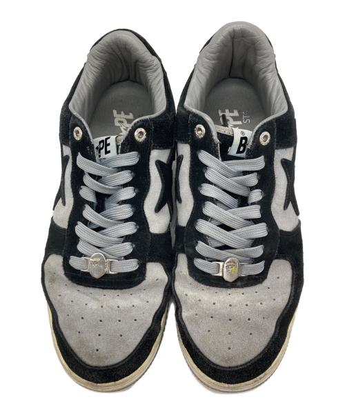 A BATHING APE（アベイシングエイプ）A BATHING APE (アベイシングエイプ) ローカットスニーカー グレー サイズ:US9.5の古着・服飾アイテム
