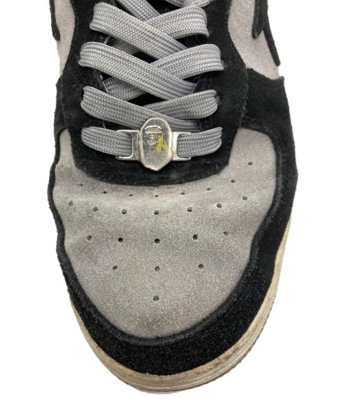 A BATHING APE（アベイシングエイプ）A BATHING APE (アベイシングエイプ) ローカットスニーカー グレー サイズ:US9.5の古着・服飾アイテム