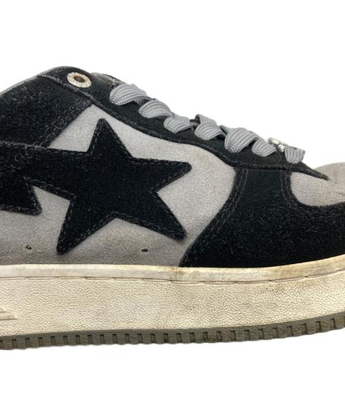 A BATHING APE（アベイシングエイプ）A BATHING APE (アベイシングエイプ) ローカットスニーカー グレー サイズ:US9.5の古着・服飾アイテム