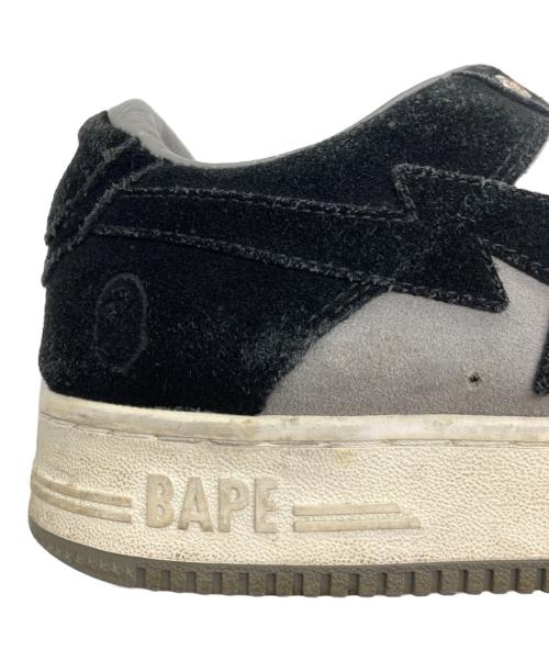 A BATHING APE（アベイシングエイプ）A BATHING APE (アベイシングエイプ) ローカットスニーカー グレー サイズ:US9.5の古着・服飾アイテム