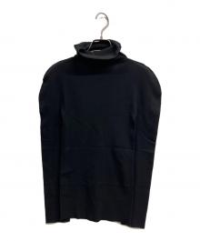 ISSEY MIYAKE（イッセイミヤケ）の古着「ハイネックニット」｜ブラック