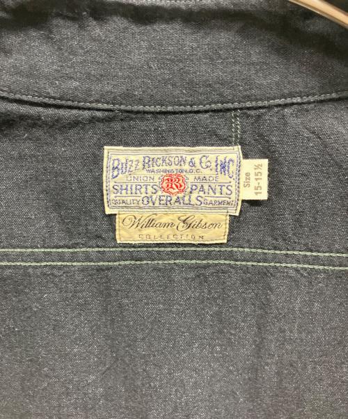 BUZZ RICKSON'S（バズリクソンズ）Buzz Rickson's (バズリクソンズ) WILLIAM GIBSON COLLECTION BLACK CHAMBRAY WORK SHIRTS ブラック サイズ:15-15 1/2の古着・服飾アイテム