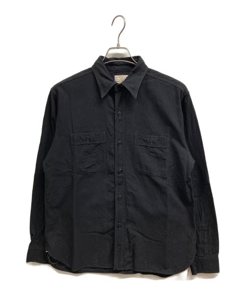BUZZ RICKSON'S（バズリクソンズ）Buzz Rickson's (バズリクソンズ) WILLIAM GIBSON COLLECTION BLACK CHAMBRAY WORK SHIRTS ブラック サイズ:15-15 1/2の古着・服飾アイテム