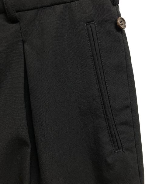 COMME des GARCONS HOMME（コムデギャルソン オム）COMME des GARCONS HOMME (コムデギャルソン オム) ウールタックパンツ ブラック サイズ:Sの古着・服飾アイテム