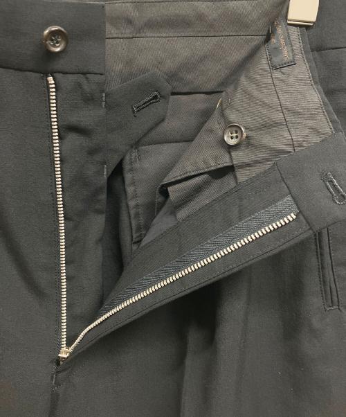COMME des GARCONS HOMME（コムデギャルソン オム）COMME des GARCONS HOMME (コムデギャルソン オム) ウールタックパンツ ブラック サイズ:Sの古着・服飾アイテム