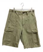 NIGEL CABOURNナイジェルケーボン）の古着「Army Cargo Shorts」｜グリーン