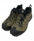SALOMONサロモン）の古着「X WARD LEATHER GTX エックスワードレザー ゴアテックス/SALOMON」｜オリーブ