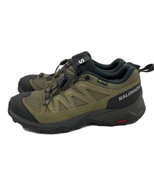 SALOMON（サロモン）SALOMON (サロモン) X WARD LEATHER GTX エックスワードレザー ゴアテックス/	SALOMON オリーブ サイズ:26の古着・服飾アイテム