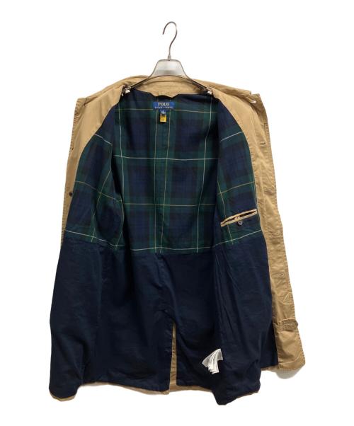 POLO RALPH LAUREN（ポロ・ラルフローレン）POLO RALPH LAUREN (ポロ・ラルフローレン) ツイルウォーキングコート ベージュ サイズ:Sの古着・服飾アイテム