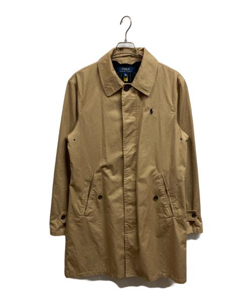 POLO RALPH LAUREN（ポロ・ラルフローレン）POLO RALPH LAUREN (ポロ・ラルフローレン) ツイルウォーキングコート ベージュ サイズ:Sの古着・服飾アイテム
