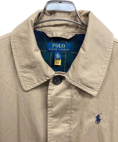 POLO RALPH LAUREN（ポロ・ラルフローレン）POLO RALPH LAUREN (ポロ・ラルフローレン) ツイルウォーキングコート ベージュ サイズ:Sの古着・服飾アイテム