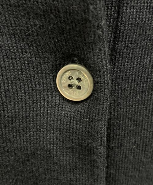 POLO RALPH LAUREN（ポロ・ラルフローレン）POLO RALPH LAUREN (ポロ・ラルフローレン) ポロカラー ボタンド カーディガン ネイビー サイズ:Lの古着・服飾アイテム