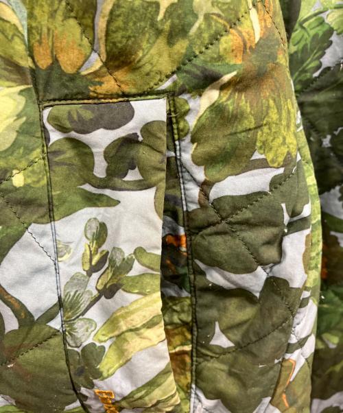 Barbour（バブアー）Barbour (バブアー) house of hackney (ハウス オブ ハックニー) コラボリバーシブルキルティングジャケット ネイビー×ブルー サイズ:38の古着・服飾アイテム