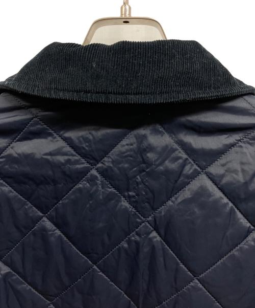 Barbour（バブアー）Barbour (バブアー) house of hackney (ハウス オブ ハックニー) コラボリバーシブルキルティングジャケット ネイビー×ブルー サイズ:38の古着・服飾アイテム